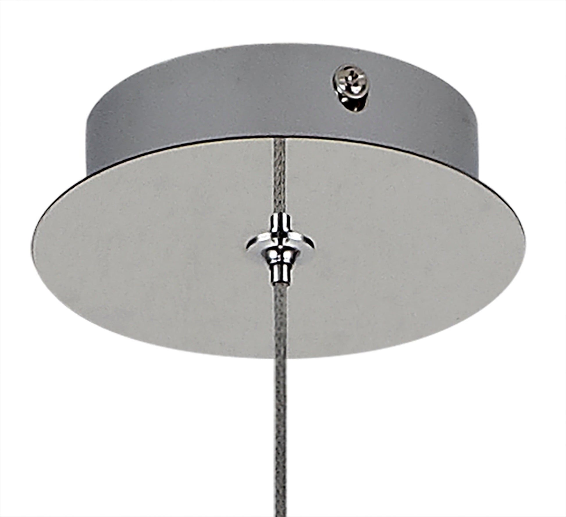 Syros Pendant 2m, 1 x G9, Polished Chrome/Amber Glass/Clear Glass/Smoked Glass
