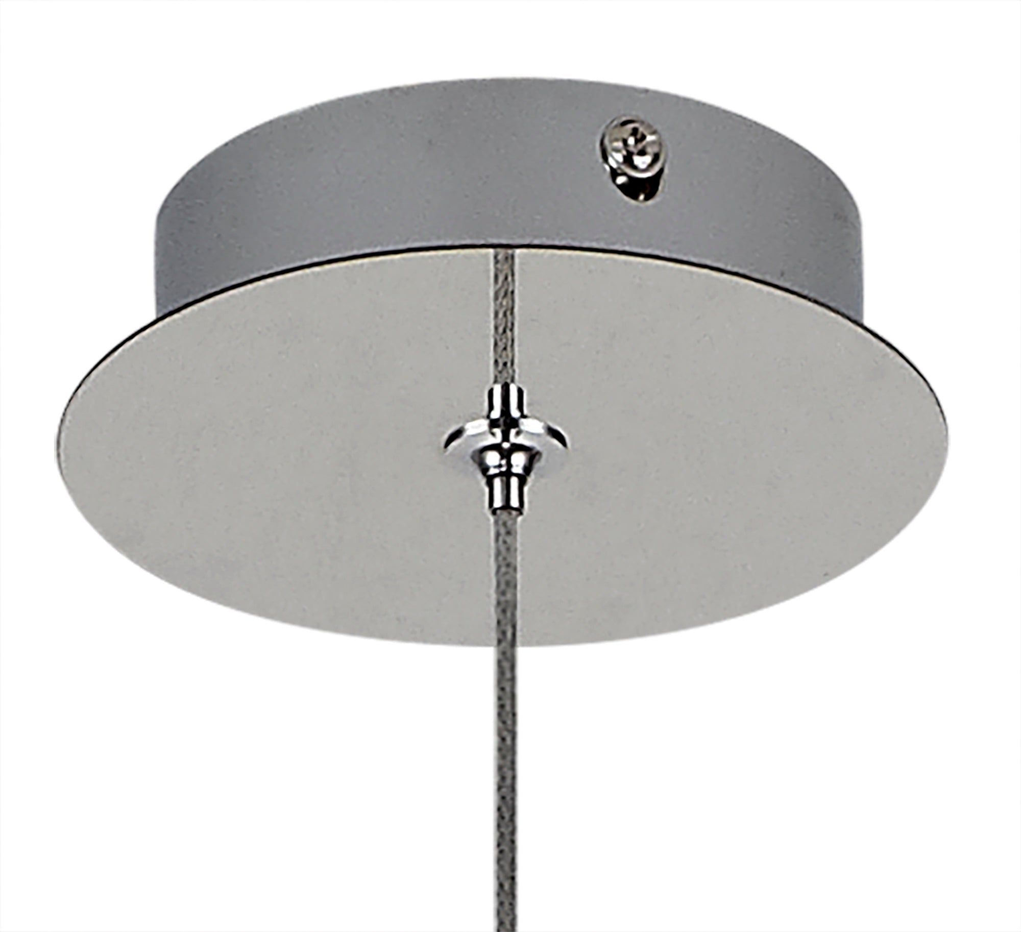 Syros Pendant 2m, 1 x G9, Polished Chrome/Amber Glass/Clear Glass/Smoked Glass