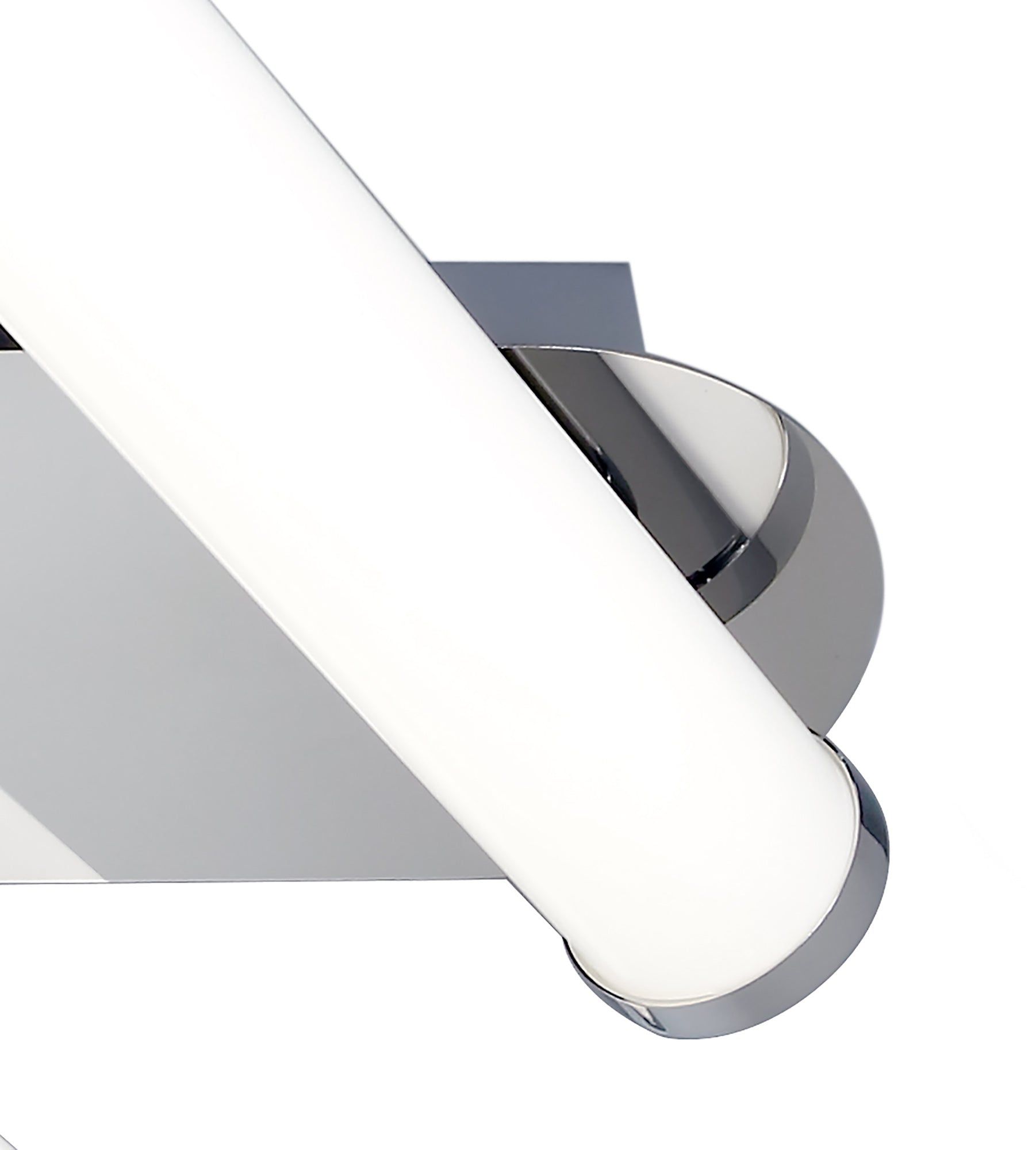 Hestioid Ceiling Lamp, 2 x 9W LED, 4000K, 1153lm, IP44, Polished Chrome, 3yrs Warranty