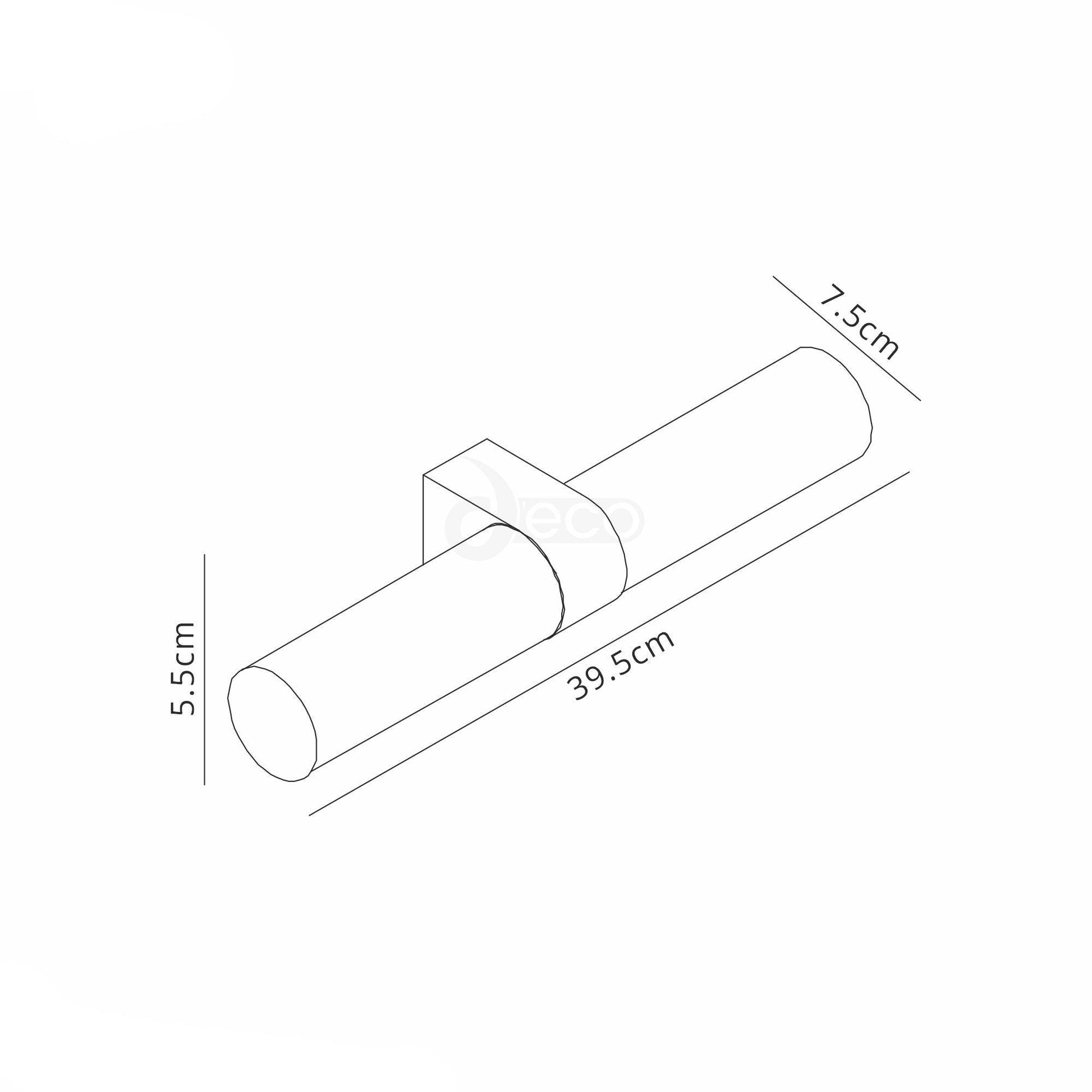 Tasso IP44 2 Light E14 Twin Wall Lamp, Polished Chrome With Opal Tubular Glass