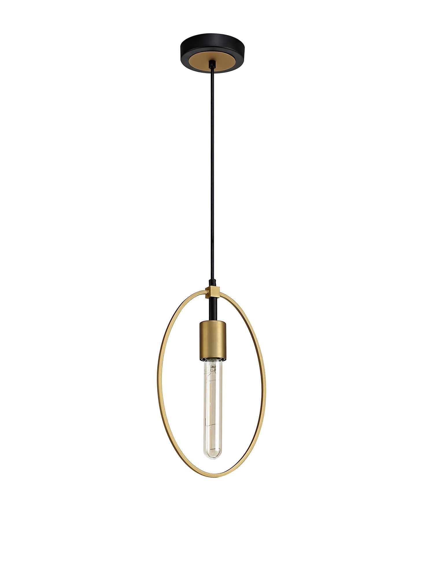 Topea Single Large Circle Pendant, 1 Light E27