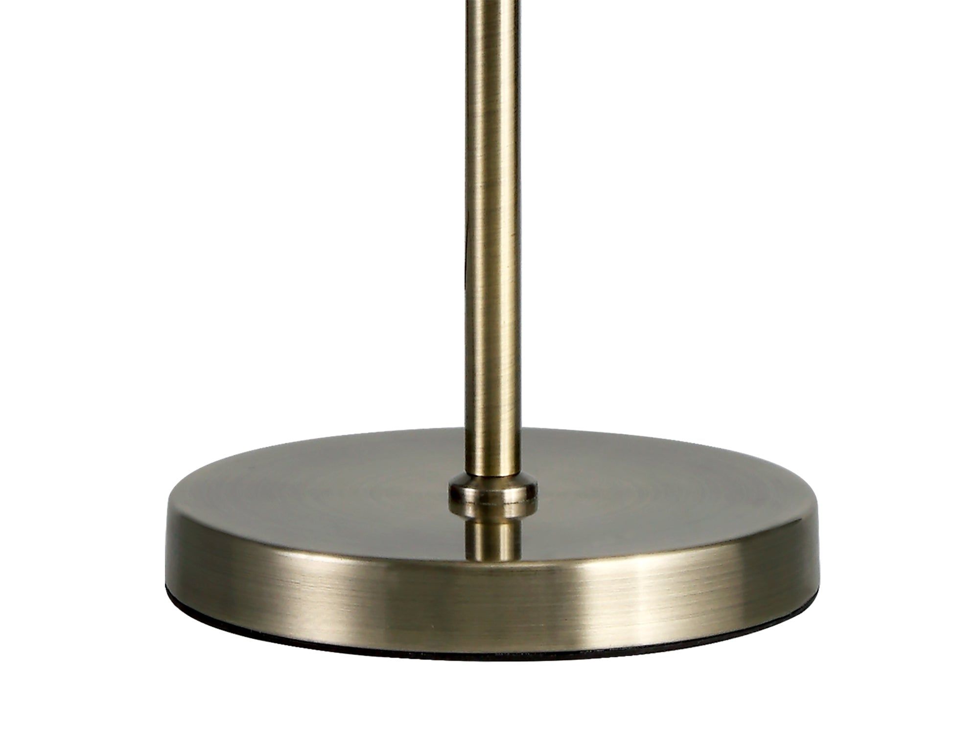 Triumphant Table Lamp, 3 x G9, Antique Brass/Smoked & Amber Glass