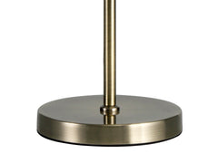 Triumphant Table Lamp, 3 x G9, Antique Brass/Smoked & Amber Glass