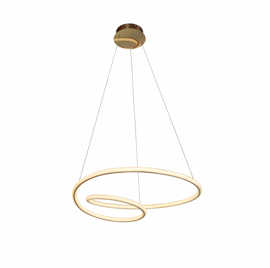 Tube Ceiling Light , Golden - Cusack Lighting
