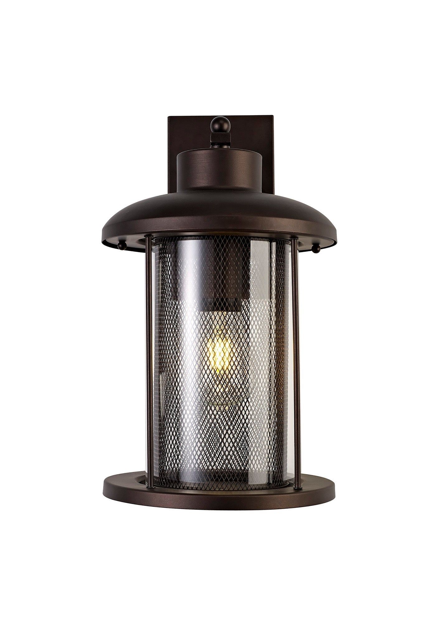 Turbo Extra Large/Large/Small Wall Lamp, Antique Bronze/Clear Glass, IP54, 2yrs Warranty