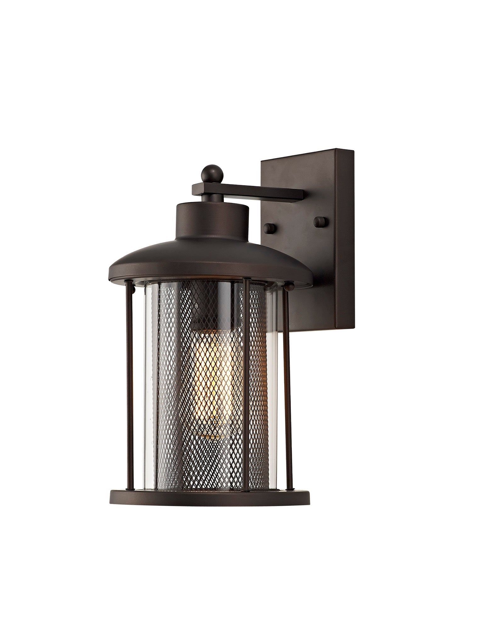 Turbo Extra Large/Large/Small Wall Lamp, Antique Bronze/Clear Glass, IP54, 2yrs Warranty