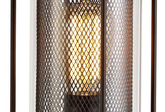 Turbo Pedestal Lamp, 1 x E27, Antique Bronze/Clear Glass, IP54, 2yrs Warranty