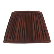 Ulyana Pleated Shade 40cm Burgundy - Cusack Lighting