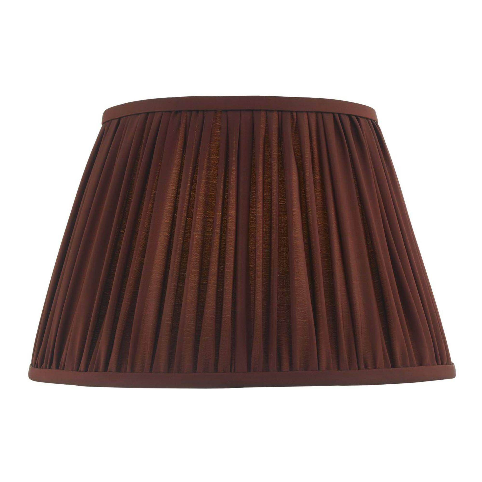 Ulyana Pleated Shade 40cm Burgundy - Cusack Lighting