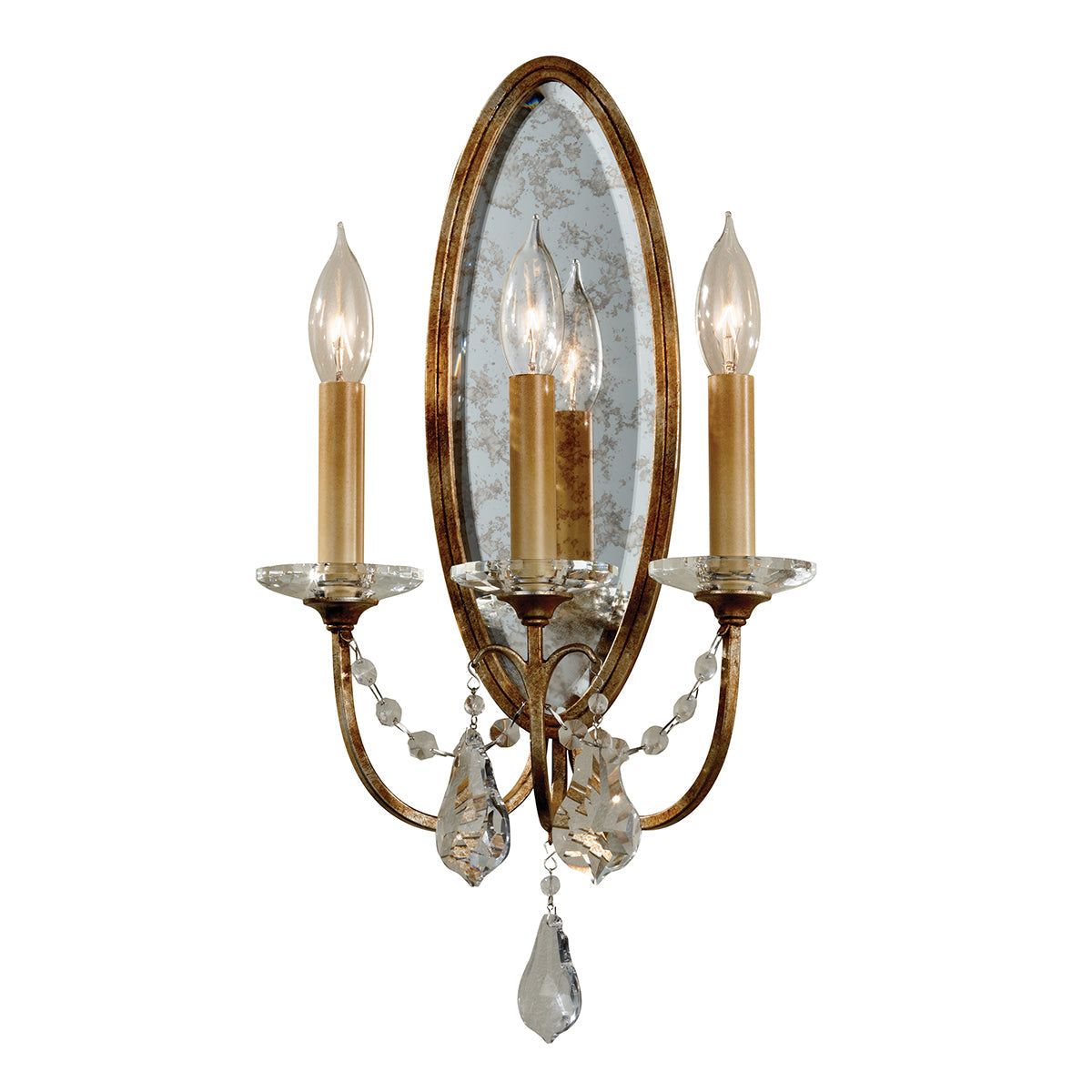 Valentina 3Lt Wall Light - Oxidized Bronze Finish