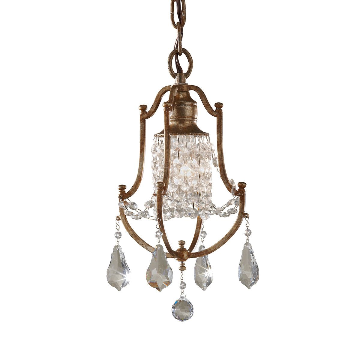 Valentina 1Lt Pendant Ceiling Light - Oxidized Bronze Finish