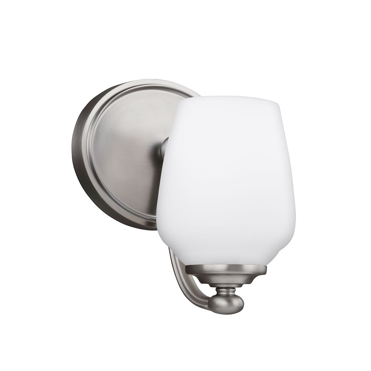 Vintner 1Lt Wall Light - Satin Nickel Finish