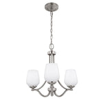 Vintner 3Lt Centre Ceiling Light - Satin Nickel Finish