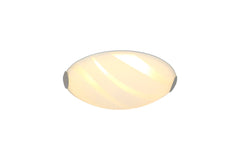 Histser Ceiling 30/40cm, 1 x 12W LED, 3000K, 666lm, Polished Chrome/White, 3yrs Warranty