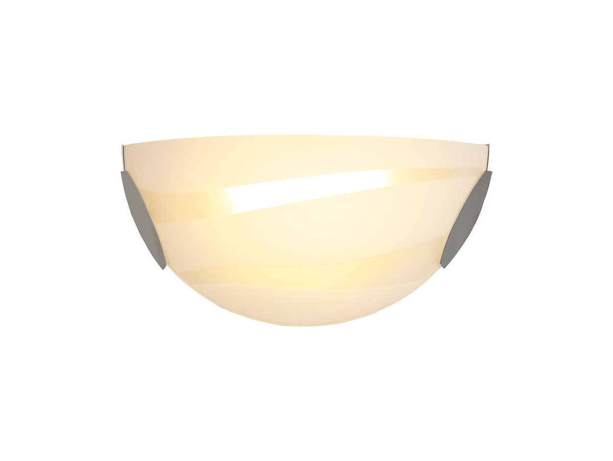 Histser Wall Lamp, 1 x 12W LED, 3000K, 780lm, Polished Chrome/White, 3yrs Warranty
