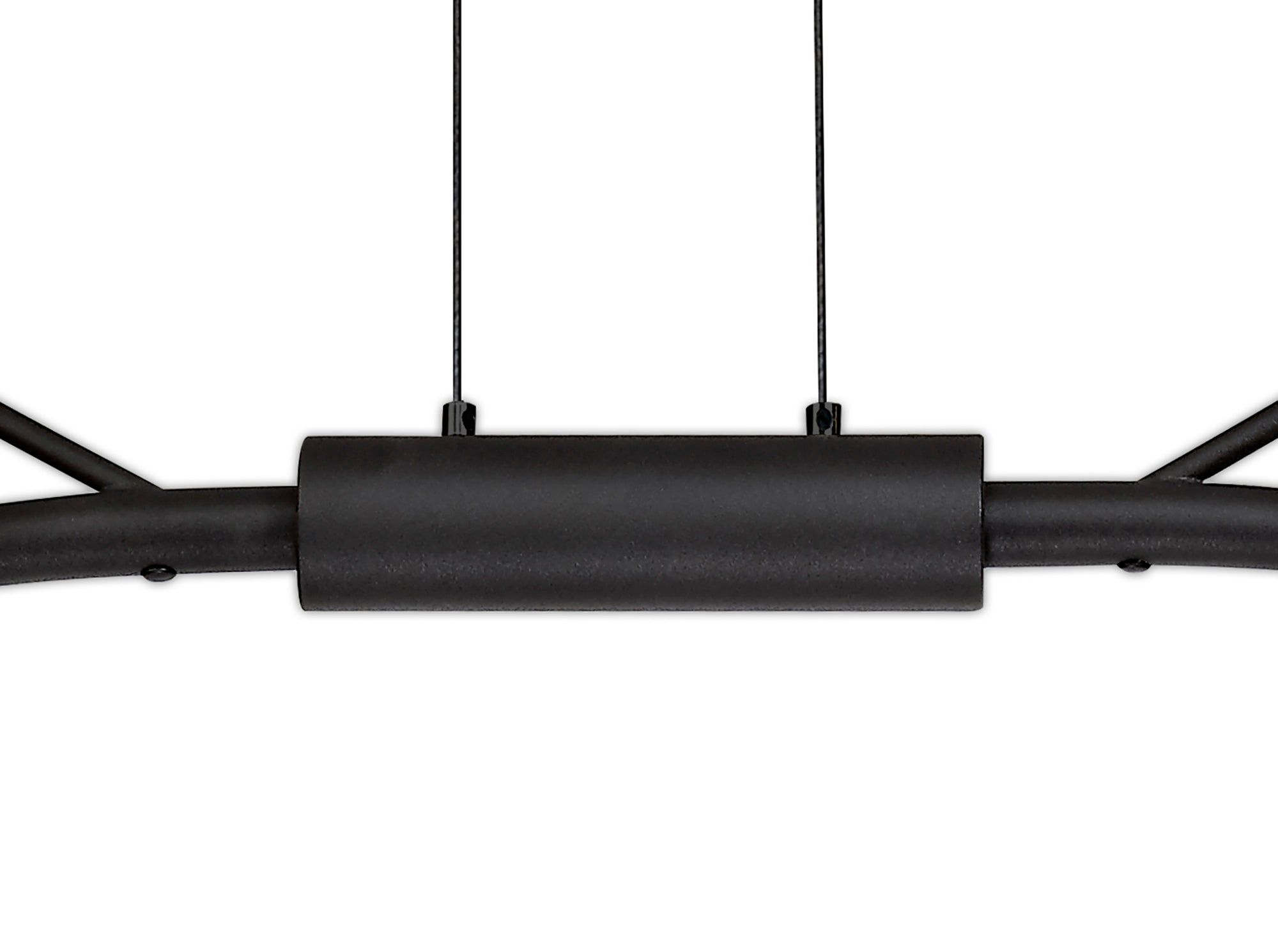Nihil 16 Light Linear Pendant, 16 x 3W LED, 3000K, 2640lm, Black/Antique Brass, 3yrs Warranty