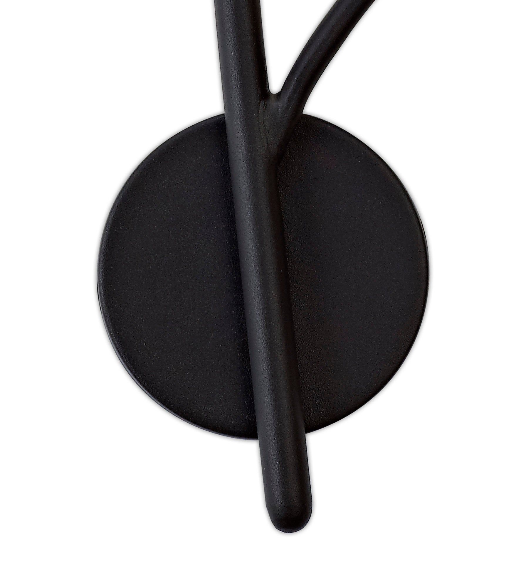 Volos 3/5 Light Wall Lamp, 495lm,825lm, Black/Antique Brass, 3yrs Warranty - Cusack Lighting