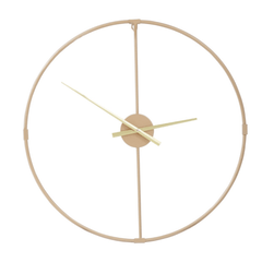 Wall Clock With Gold Finish Metal Open Frame - Cusack Lighting
