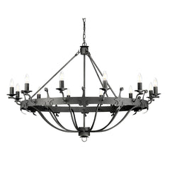 Windsor 12Lt Double Height Ceiling Light - Graphite Finish