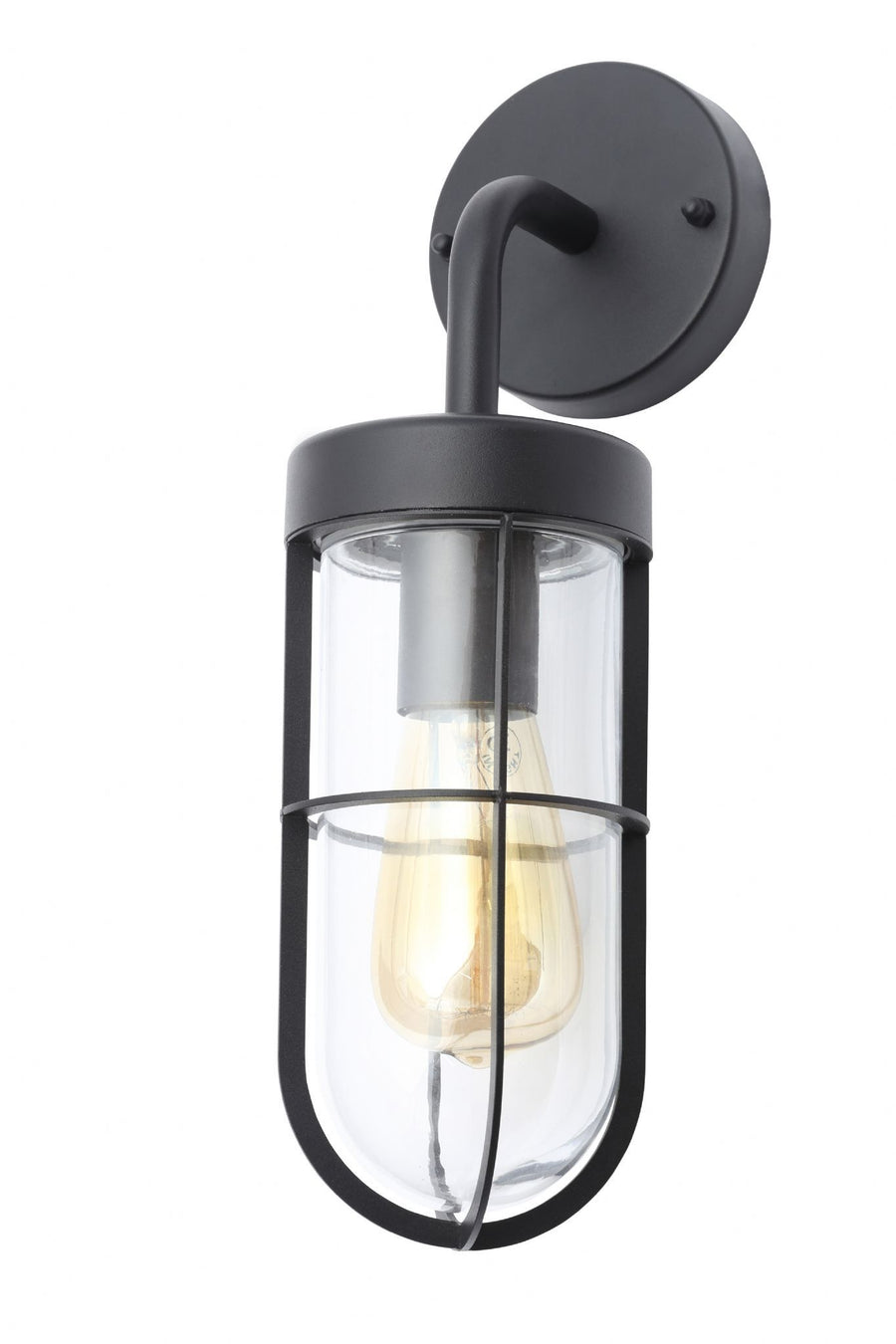 Woking Wall Lantern in Black Stain Finish