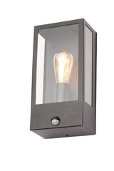 Minerva PIR Box Lantern - Black